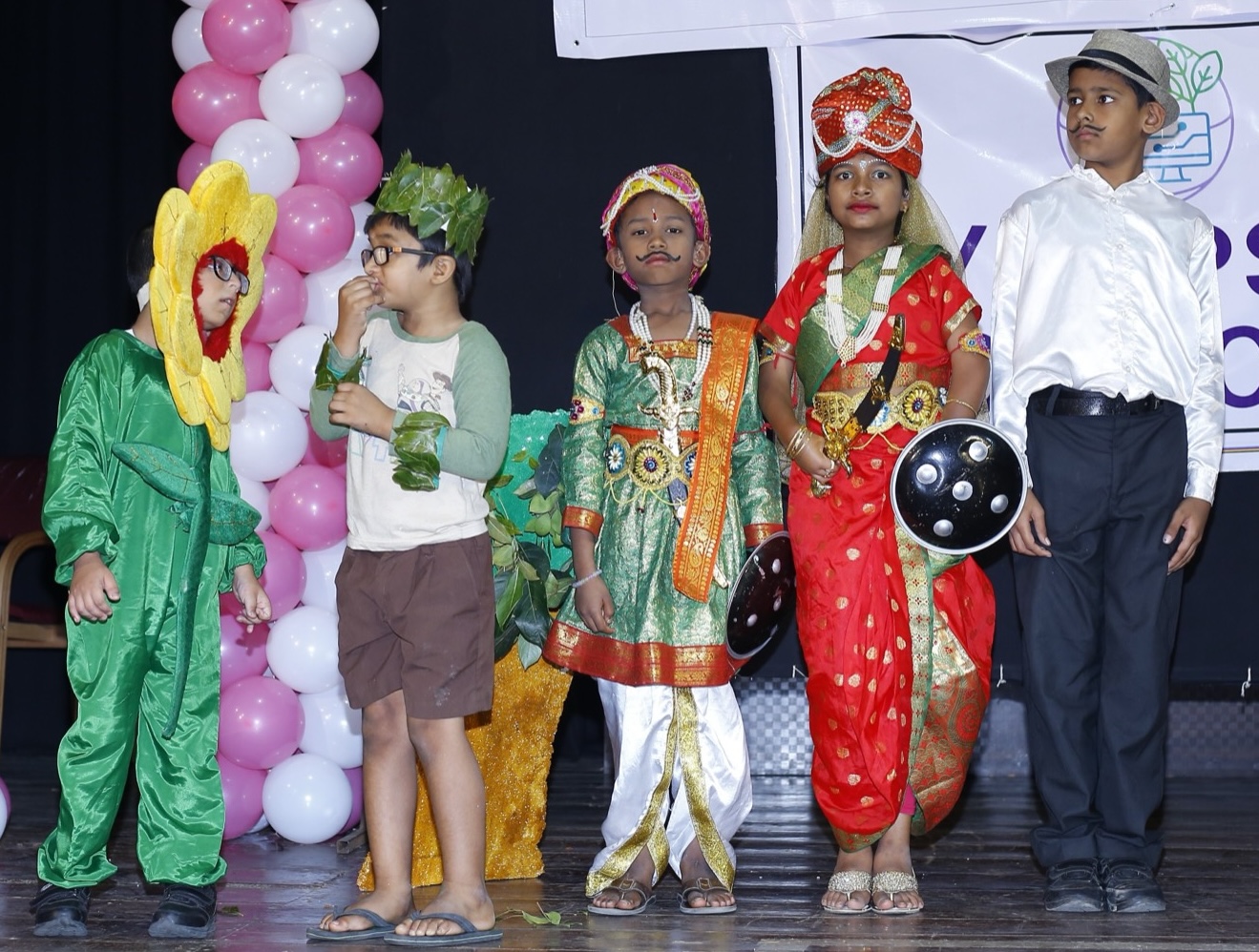 Children at the Bal Utsav cultural event